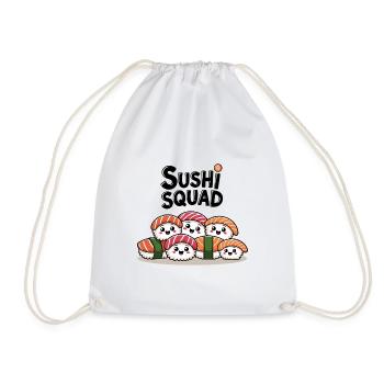 Sushi Squad – L’équipe Kawaii Nigiri - Sac de sport léger - blanc - Devant