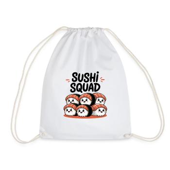 Sushi Squad – L’équipe Kawaii Nigiri - Sac de sport léger - blanc - Devant