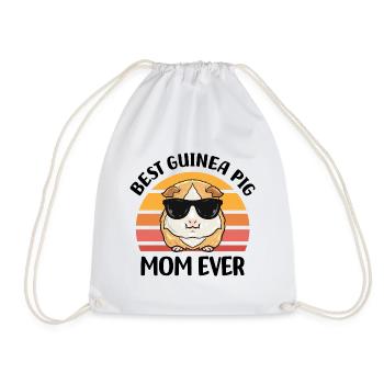 guinea pig - Drawstring Bag - white - Front