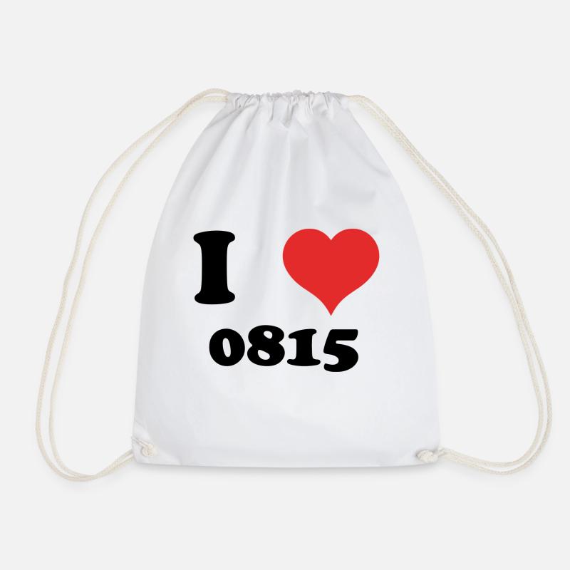 i love 0815 - Turnbeutel - Weiß