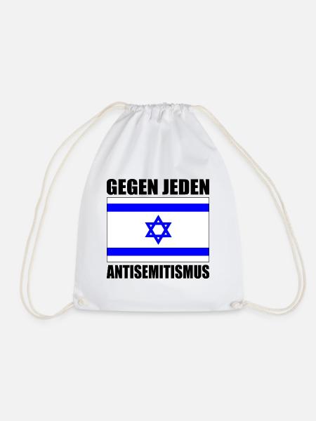 Gegen jeden antisemitismus - Turnbeutel - Weiß
