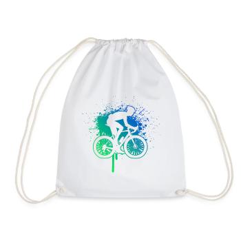 Men's Road Cycling Road Cycling Road Cyclists - Drawstring Bag - white - Front