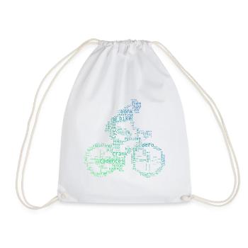 Cyclisme Cyclisme Vélo Homme - Sac de sport léger - blanc - Devant