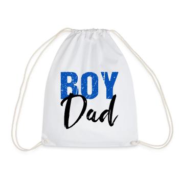 Boy Dad Sohn Vater Papa - Turnbeutel - Weiß - Vorne