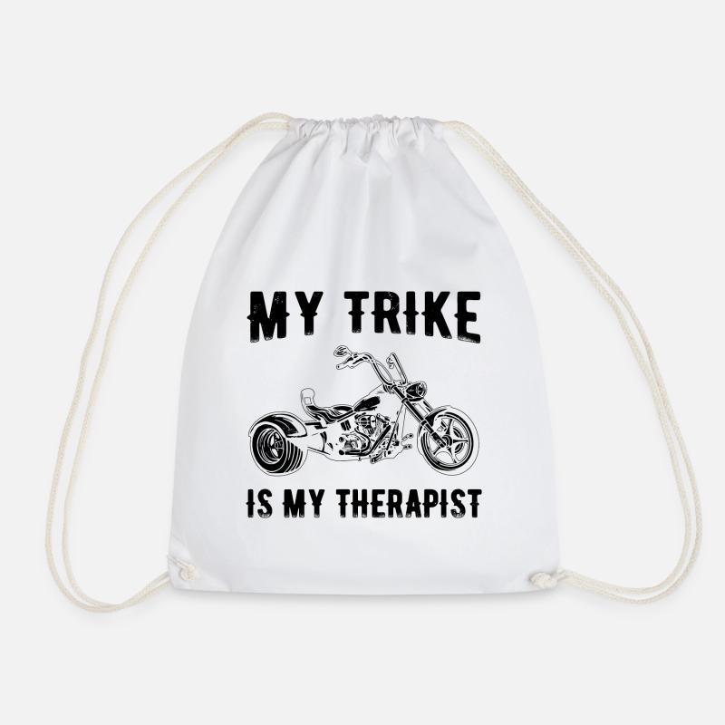 Trike Sprüche - Turnbeutel - Weiß