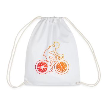 Vélo VTT Femme Vélo VTT Homme - Sac de sport léger - blanc - Devant