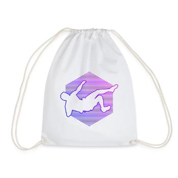Bouldering Men's Climbing Boulder Climbing - Drawstring Bag - white - Front