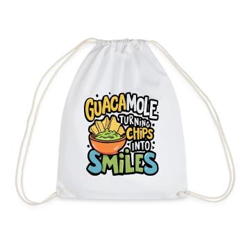 Amateur guacamole Chips Tortillas Avocat - Sac de sport léger - blanc - Devant