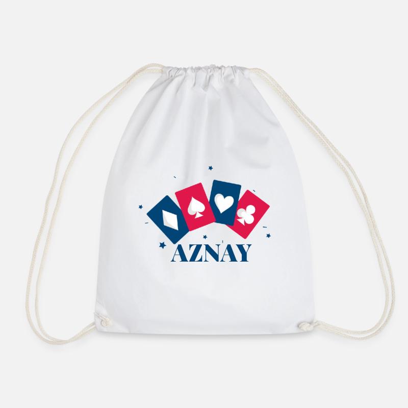 AZNAY - Drawstring Bag - white