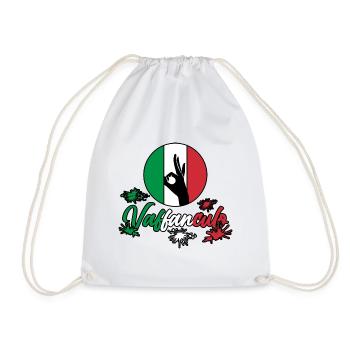 Italie Vaffanculo italien - Sac de sport léger - blanc - Devant