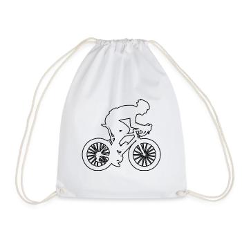 Vélo de route Vélo de route Vélo de route Hommes Vélo de route - Sac de sport léger - blanc - Devant