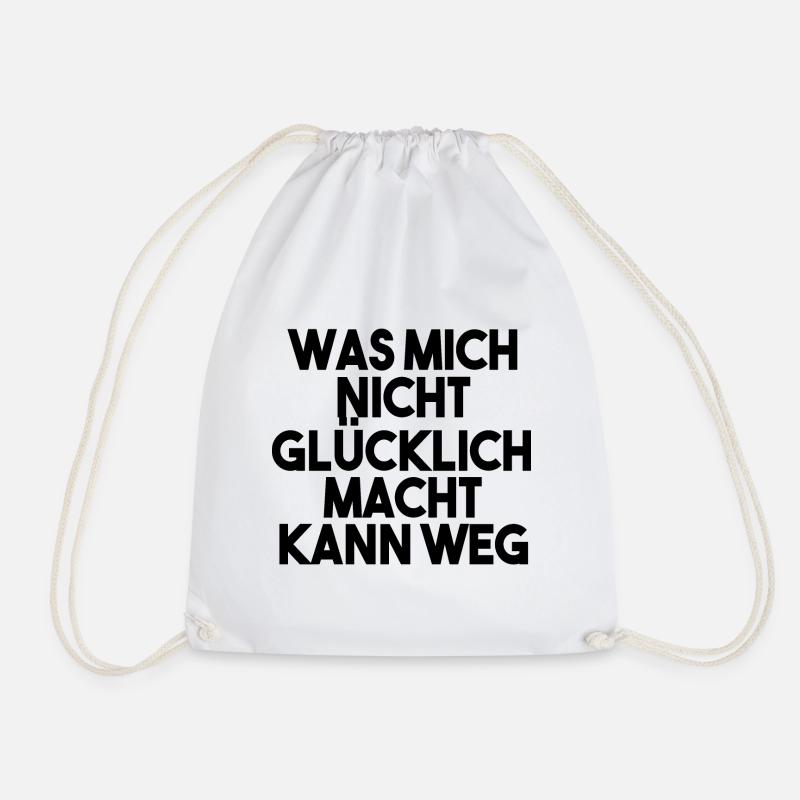 Lustige Sprüche Witzige Sprüche Geschenk - Turnbeutel - Weiß