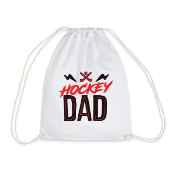 Feldhockey Dad Feldhockey Spieler Hockey Papa - Turnbeutel - Weiß - Vorne