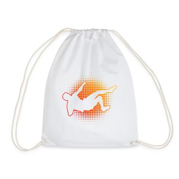 Women's Climbing Bouldering Bouldering Climbing - Drawstring Bag - white - Front