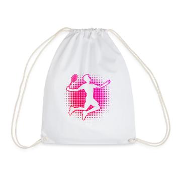 Badminton Femmes Badminton Joueurs Squash Hommes - Sac de sport léger - blanc - Devant