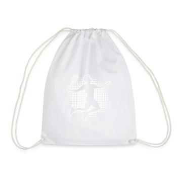 Badminton Femme Badminton Joueurs Badminton Homme - Sac de sport léger - blanc - Devant