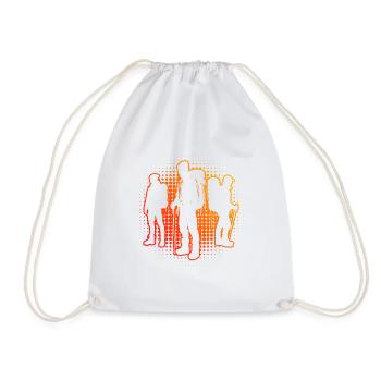 Bloc Escalade de bloc Grimpeur Escalade - Sac de sport léger - blanc - Devant