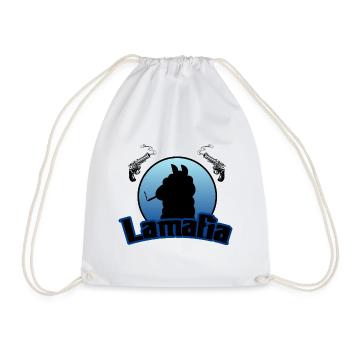 Lamafia (Lama-fia/La Mafia) - Sac de sport léger - blanc - Devant