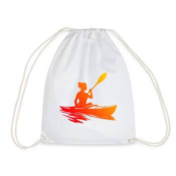 Canoë-kayak Homme Kayak Kayak Kayak Femme - Sac de sport léger - blanc - Devant