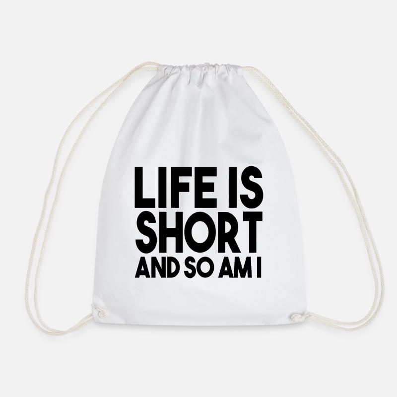 Funny Sayings Funny Sayings Gift - Drawstring Bag - white