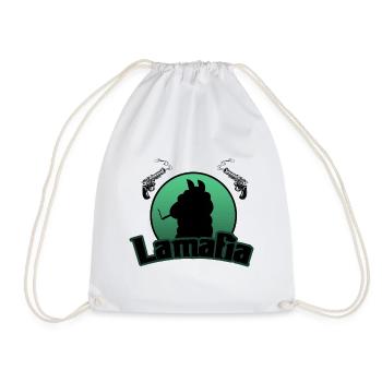 Lamafia (Lama-fia/La Mafia) - Sac de sport léger - blanc - Devant