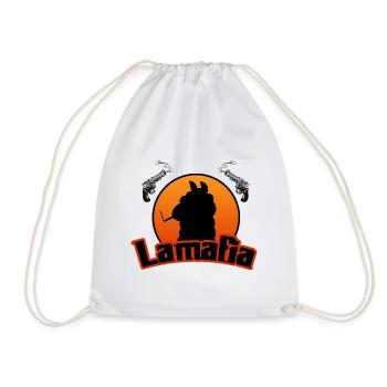 Lamafia (Lama-fia/La Mafia) - Sac de sport léger - blanc - Devant