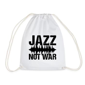 Jazz Pas Guerre Paix Jazz Musique - Sac de sport léger - blanc - Devant