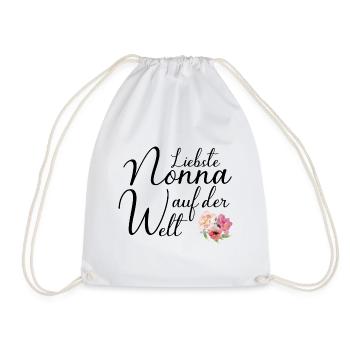 Liebste Nonna auf der Welt für die Oma aus Italien - Turnbeutel - Weiß - Vorne