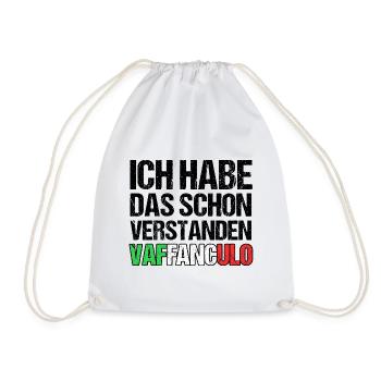 Italie Vaffanculo italien - Sac de sport léger - blanc - Devant