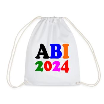 Abi 2024 - Turnbeutel - Weiß - Vorne