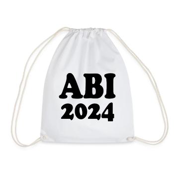 Abi 2024 - Turnbeutel - Weiß - Vorne