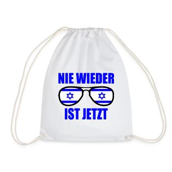 Nie wieder ist jetzt - Turnbeutel - Weiß - Vorne