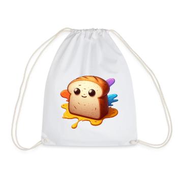 Pain Toast Sandwich Visage Mignon Boulanger - Sac de sport léger - blanc - Devant
