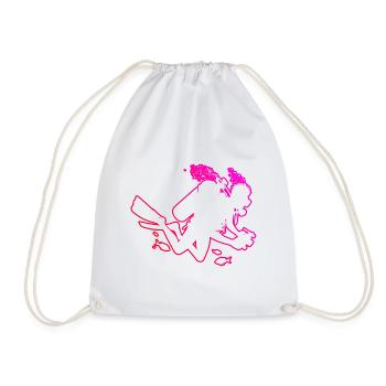 Scuba Diver Hommes Femmes Plongée Diver Diver - Sac de sport léger - blanc - Devant