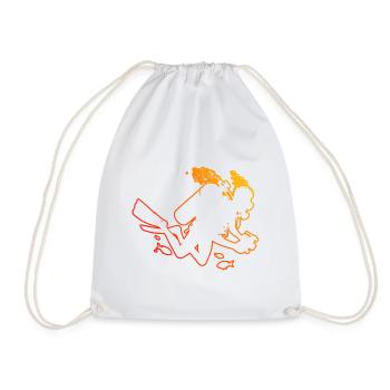 Plongée Homme Plongée Libre Plongée Plongeur Plongeur Plongeur - Sac de sport léger - blanc - Devant