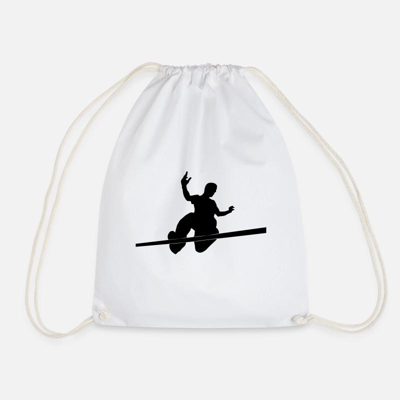 Slack the line - La corde raide de Slackline - Sac de sport léger - blanc