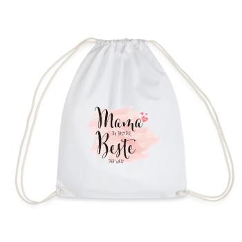 Mama du bist die Beste der Welt - Turnbeutel - Weiß - Vorne