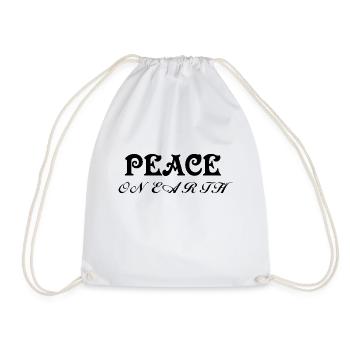 Paix sur terre - Sac de sport léger - blanc - Devant