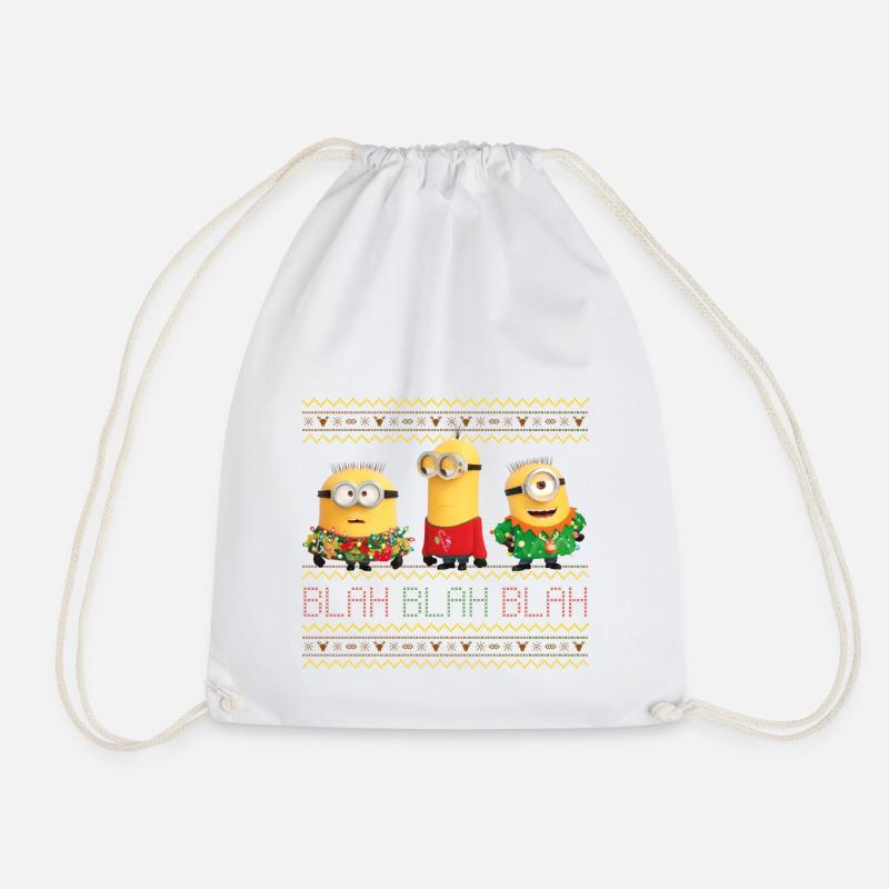Minions Ugly X-mas Blah - Turnbeutel - Weiß