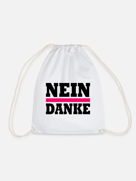 Nein danke - Turnbeutel - Weiß