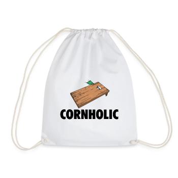 Cornhole - Turnbeutel - Weiß - Vorne