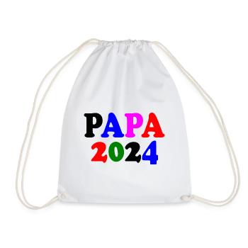 Papa 2024 - Sac de sport léger - blanc - Devant