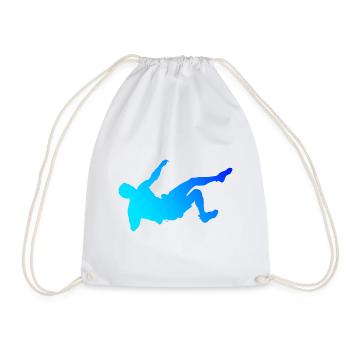 Women's Bouldering Bouldering Climber Climbing - Drawstring Bag - white - Front