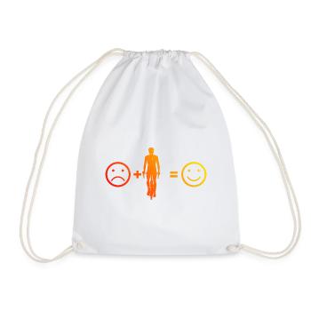 Cycling Cycling Ladies Cycling Cycling - Drawstring Bag - white - Front