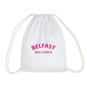 Belfast Beal Feirste North Ireland Nordirland - Turnbeutel - Weiß - Vorne