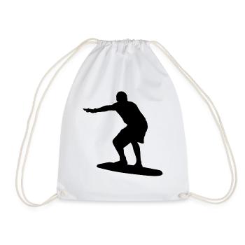 Surfeurs surfeurs surf surfeurs surfeurs - Sac de sport léger - blanc - Devant
