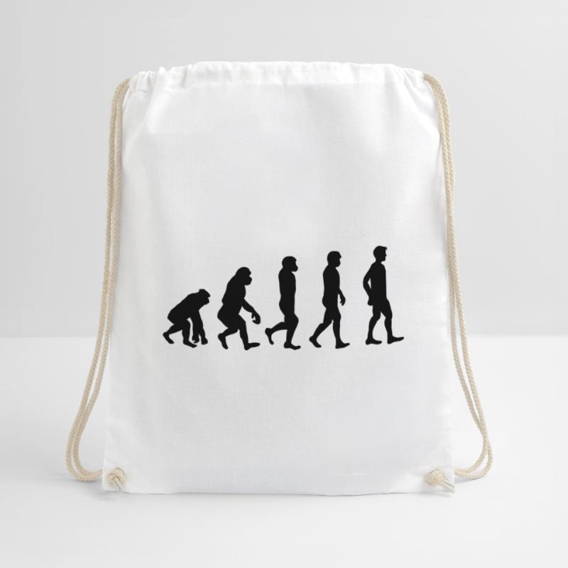 Evolution | Darwinism | Evolution Theory | Ape Drawstring Bag