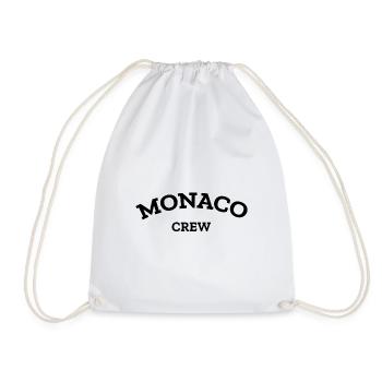 Monaco Crew - Monte Carlo - Mer Méditerranée - Sac de sport léger - blanc - Devant