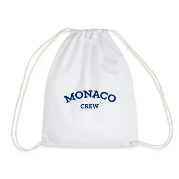Monaco Crew - Monte Carlo - Mer Méditerranée - Sac de sport léger - blanc - Devant