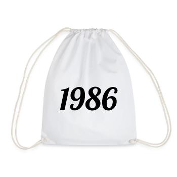 1986 - Sac de sport léger - blanc - Devant